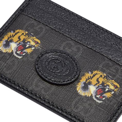 gucci card holders black tiger|Gucci card holder black friday.